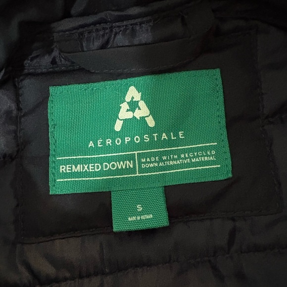 Aeropostale Blue Quilted Vest Lightweight Insulated - Picture 3 of 3